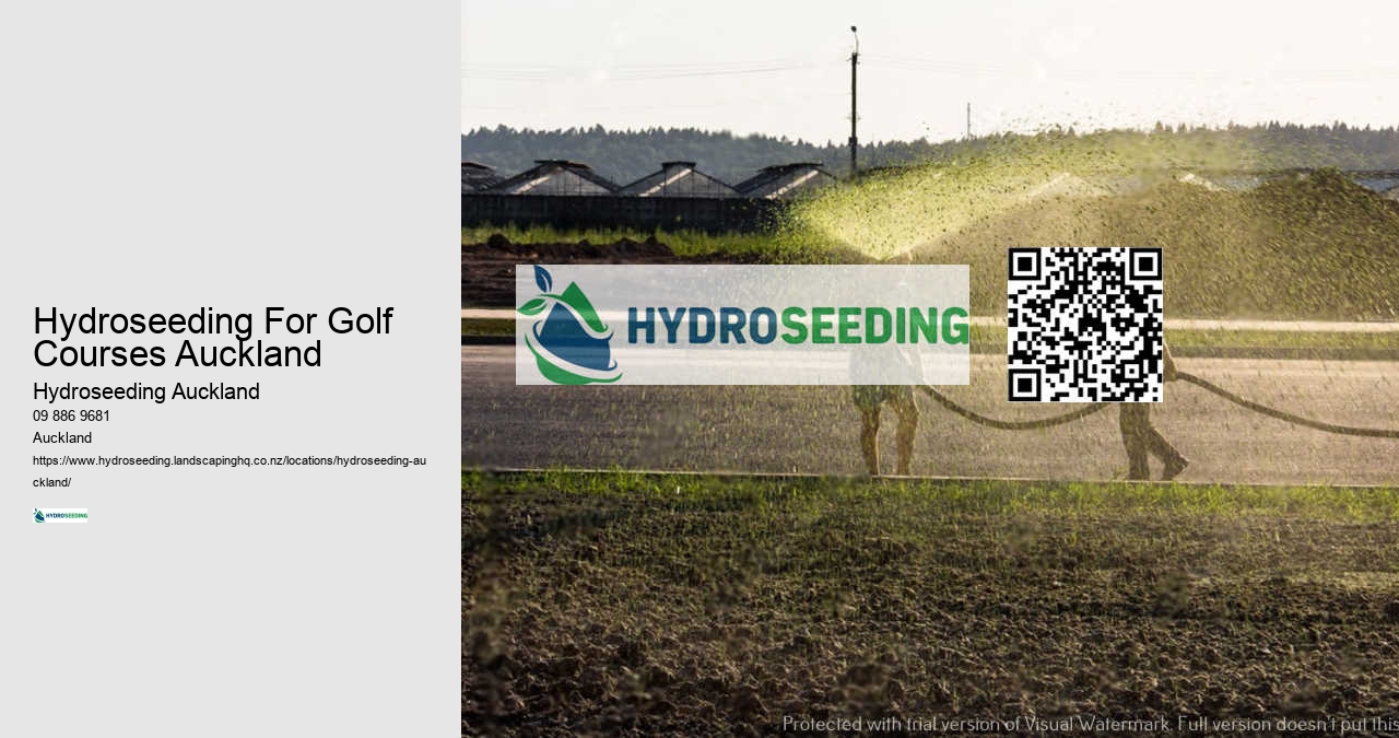 Hydroseeding For Golf Courses Auckland